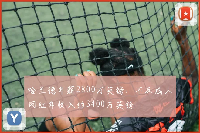 哈兰德年薪2800万英镑，不及成人网红年收入的3400万英镑